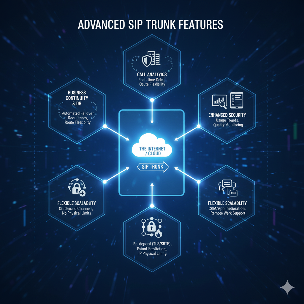 Advanced SIP Trunk Features